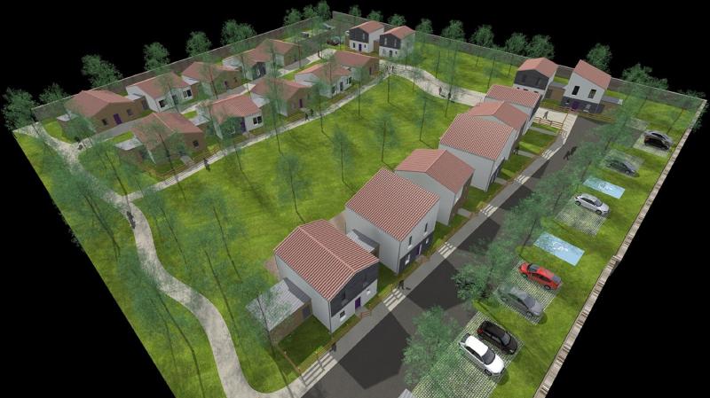 Vue aérienne projet